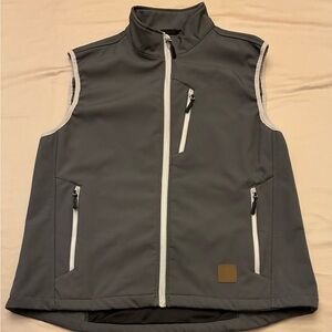 Men's Charcoal Softshell Vest